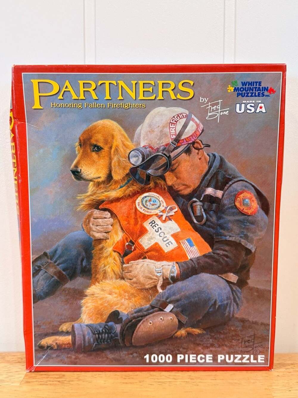 Partners 1000 Piece Puzzle Honoring Fallen Firefighters